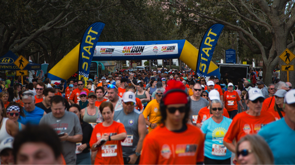 Registration is now open for the 5K run on the Firestone Grand Prix of St. Petersburg track