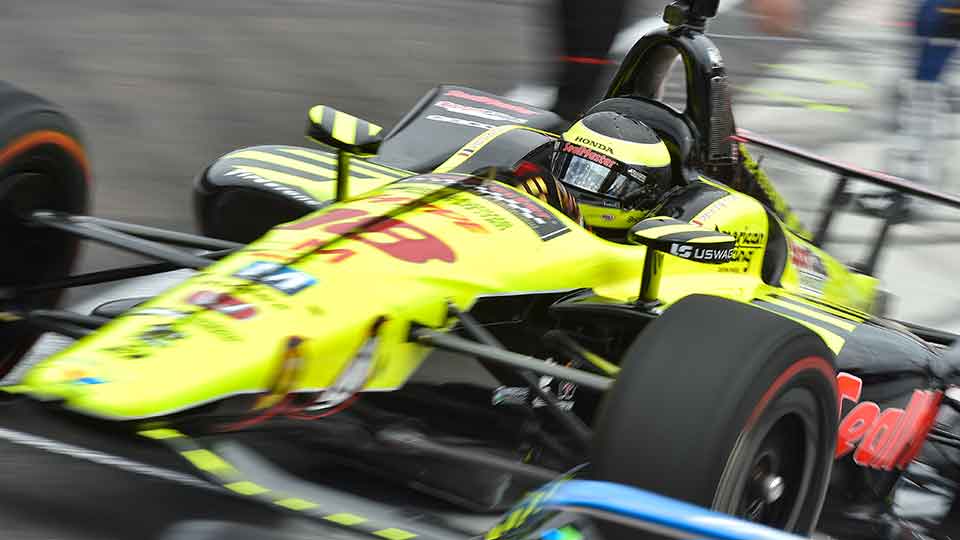 Sebastien Bourdais in his Sealmaster car